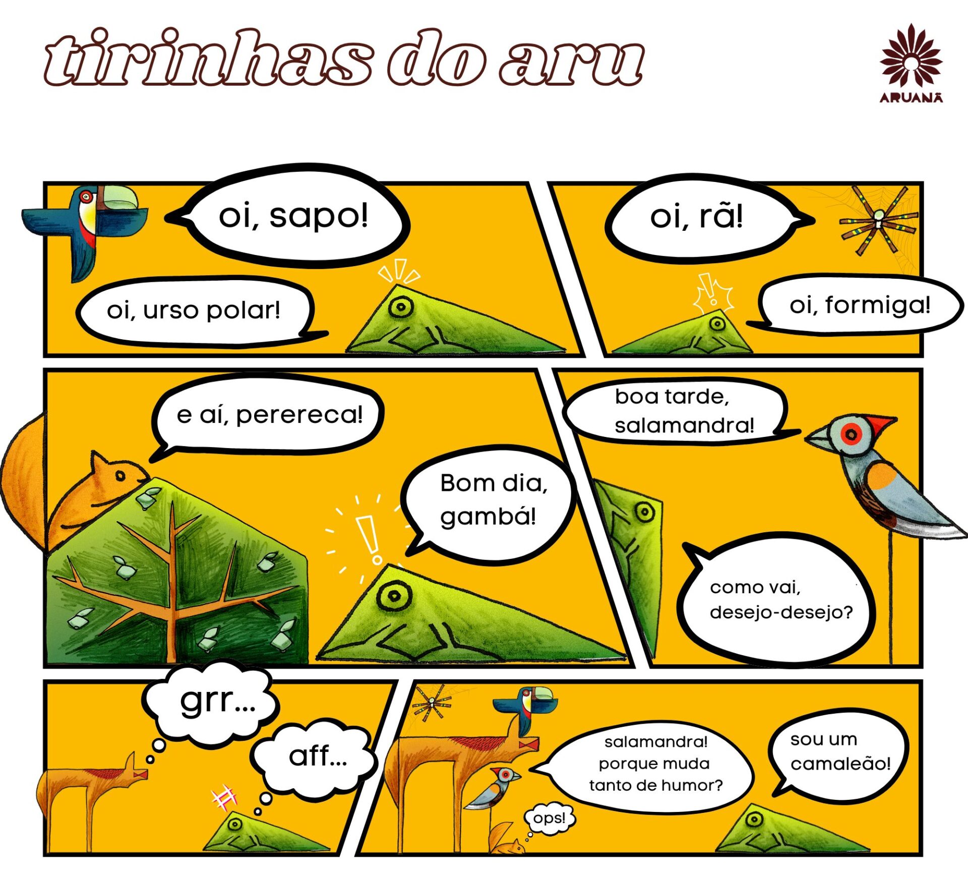 Tirinhas do Aru